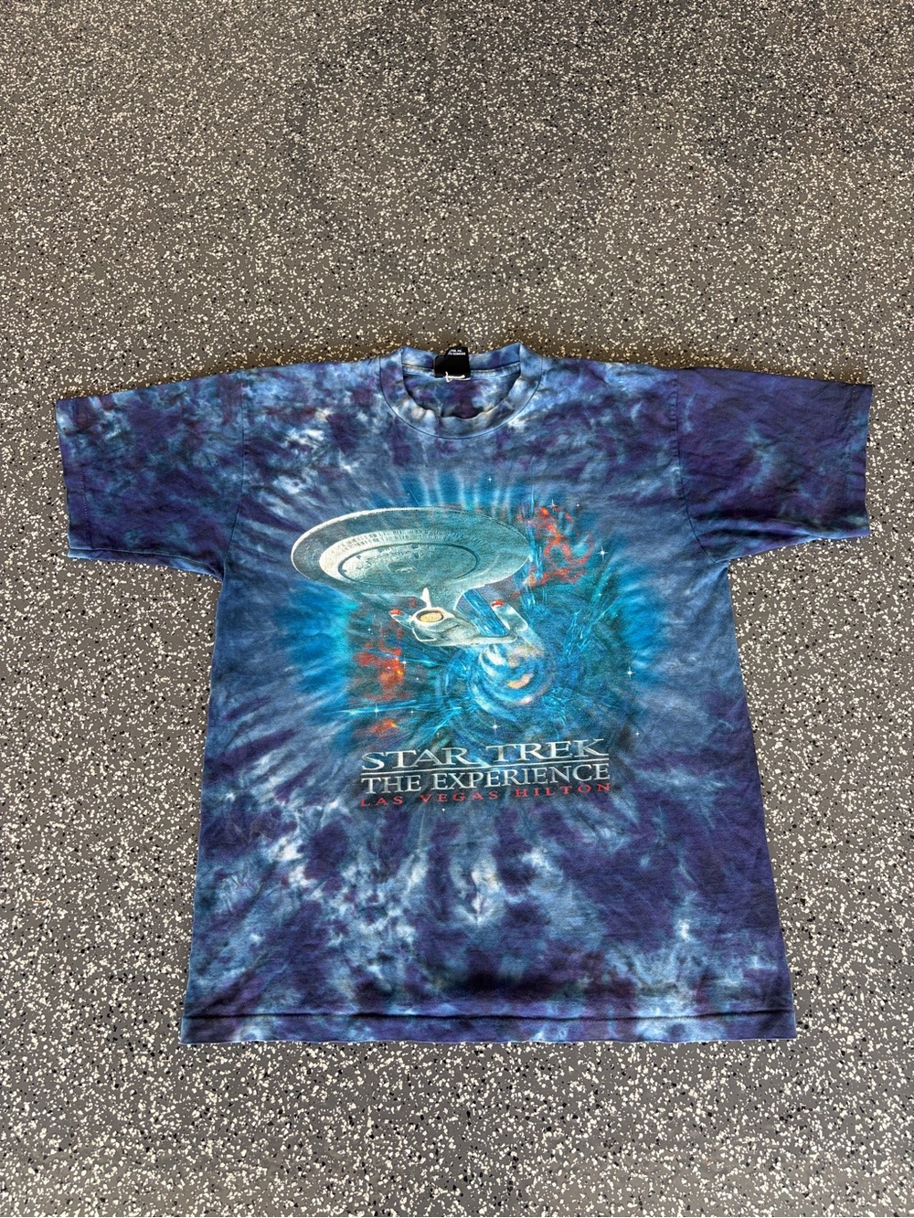 Star Trek Tie-Dye Short Sleeve Tee - Blue
